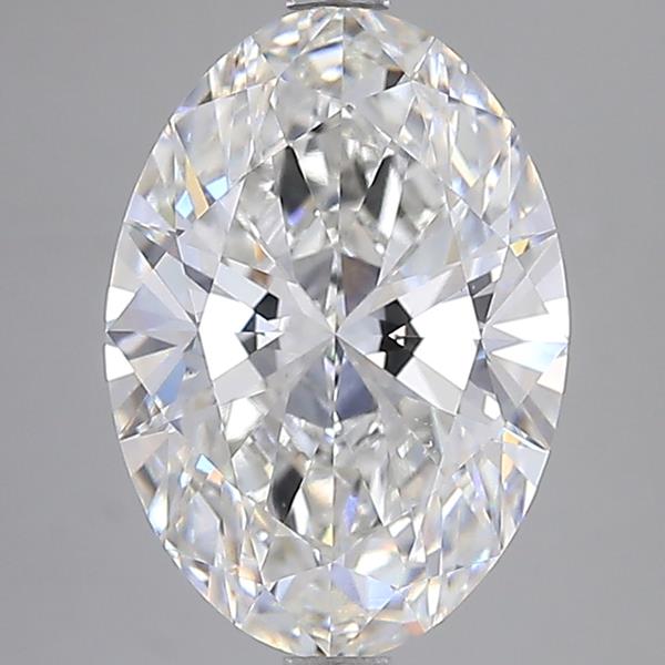 5.11 ct. oval Lab Grown Diamond front image