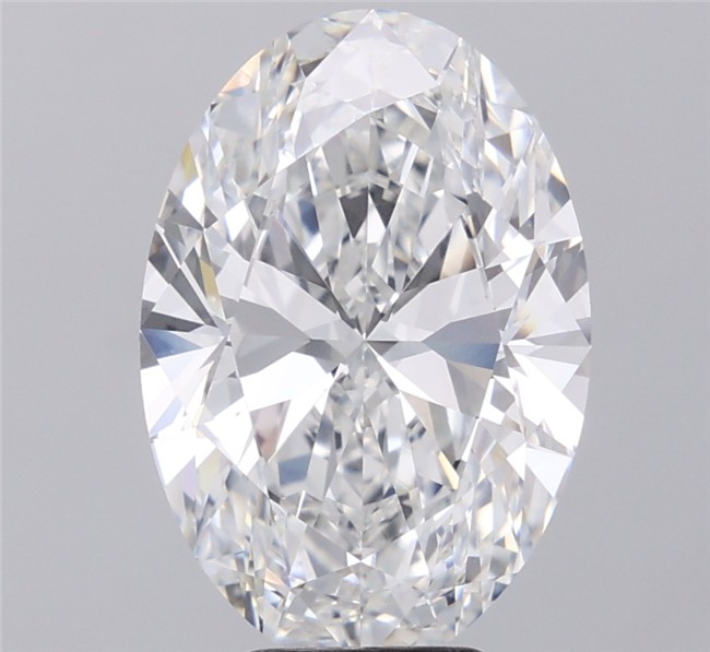 6.08 ct. oval Lab Grown Diamond front image