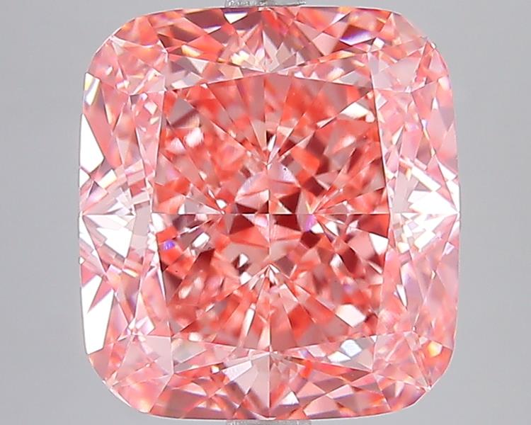 8.01 ct. cushion Lab Grown Diamond front image