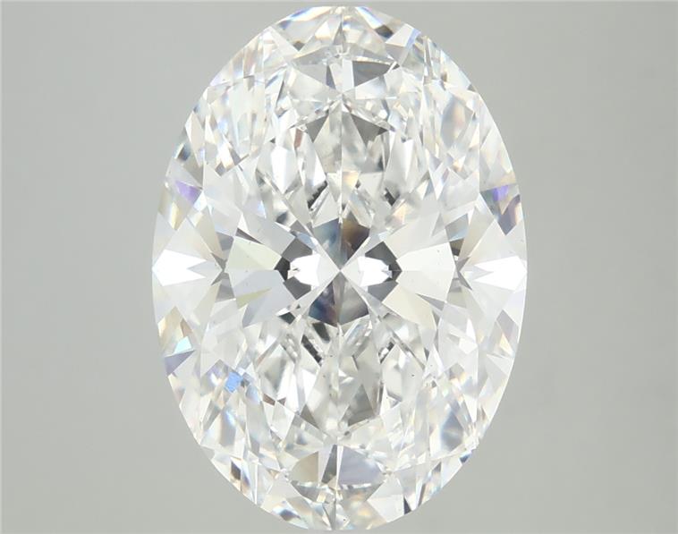 7.08 ct. oval Lab Grown Diamond front image