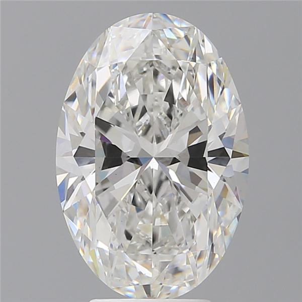5.05 ct. oval Lab Grown Diamond front image