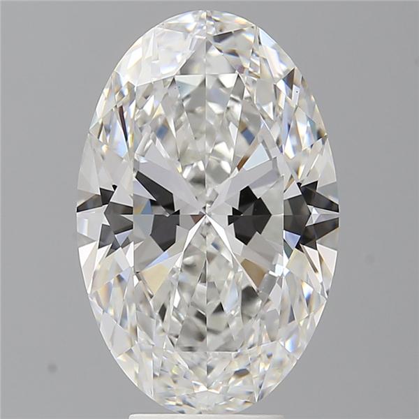 6.05 ct. oval Lab Grown Diamond front image