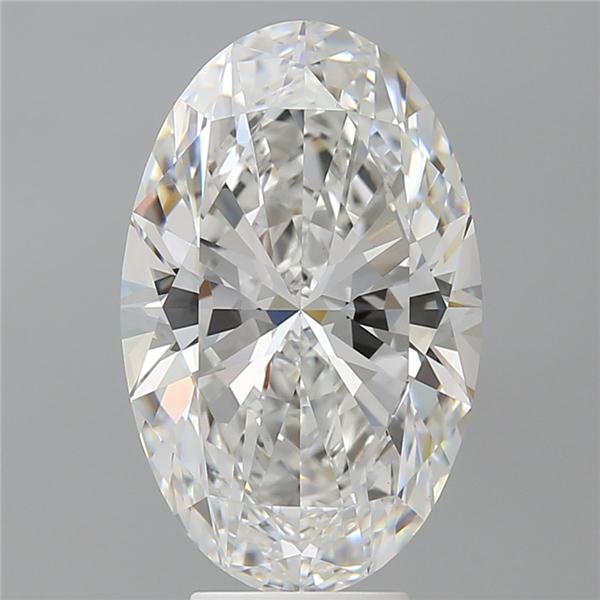 6.08 ct. oval Lab Grown Diamond front image