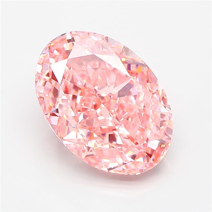 7.07 ct. oval Lab Grown Diamond front image