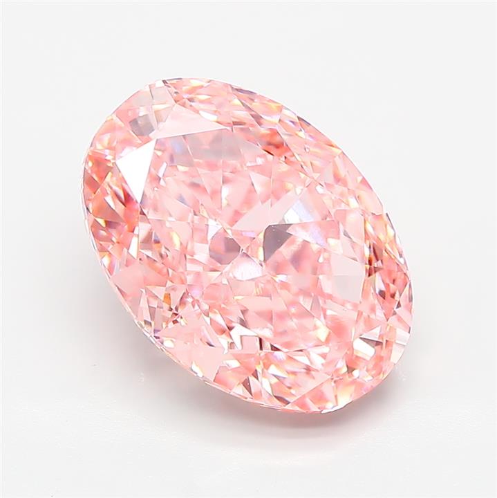 6.05 ct. oval Lab Grown Diamond front image