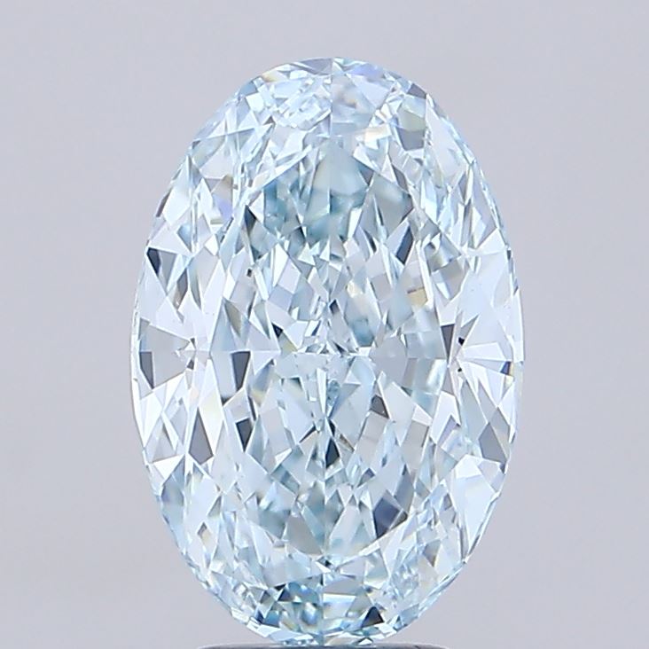 5.00 ct. oval Lab Grown Diamond front image