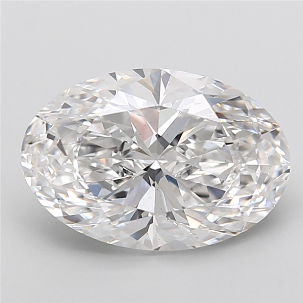 3.50 ct. oval Lab Grown Diamond front image