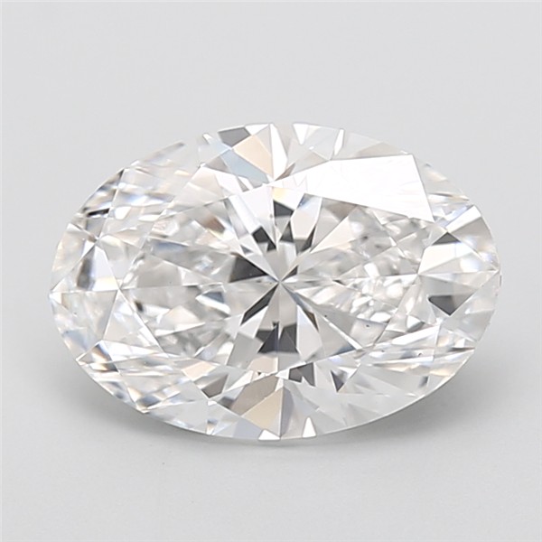 3.01 ct. oval Lab Grown Diamond front image