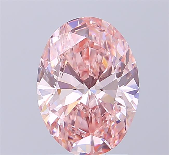 2.10 ct. oval Lab Grown Diamond front image