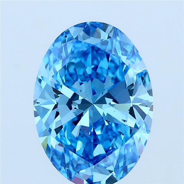 2.03 ct. oval Lab Grown Diamond front image