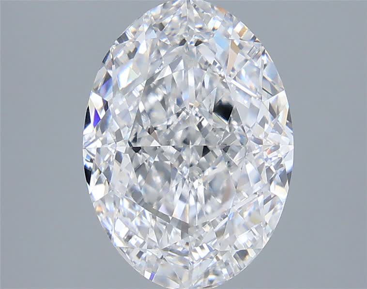 3.02 ct. oval Lab Grown Diamond front image