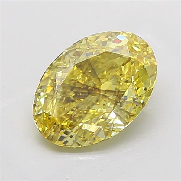 3.08 ct. oval Lab Grown Diamond front image