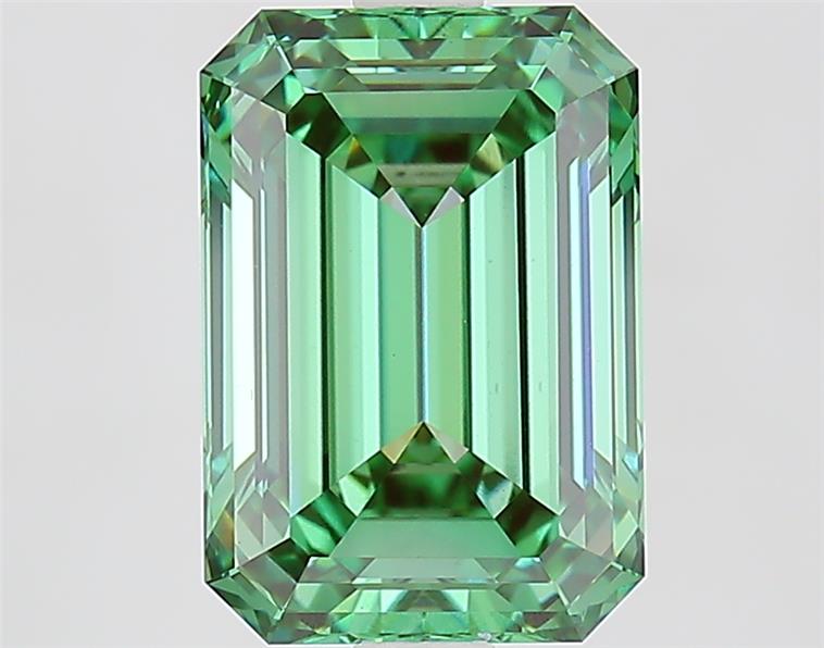 3.43 ct. emerald Lab Grown Diamond front image