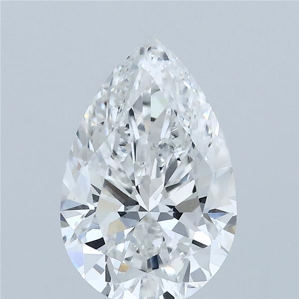 2 carat e VVS2 EX Cut IGI pear diamond