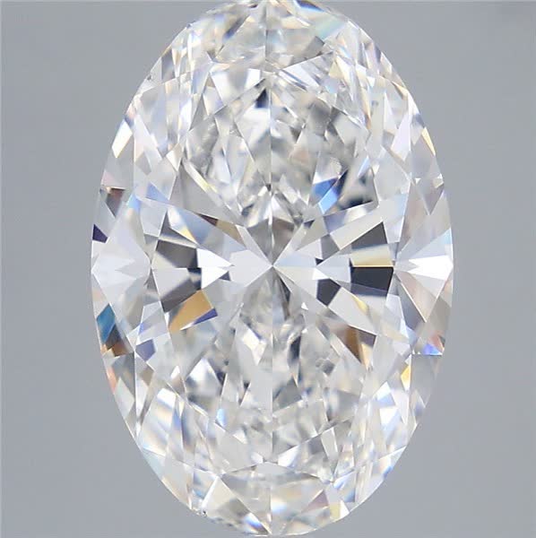 4.50 ct. oval Lab Grown Diamond front image