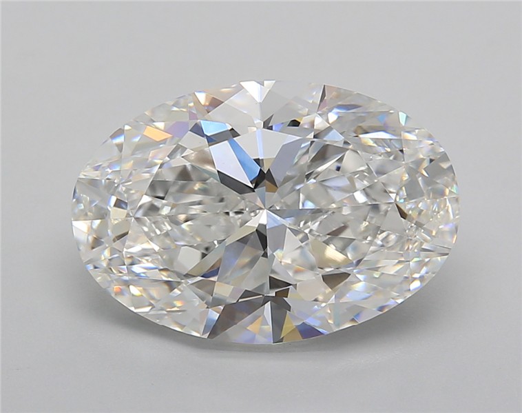 5.01 ct. oval Lab Grown Diamond front image