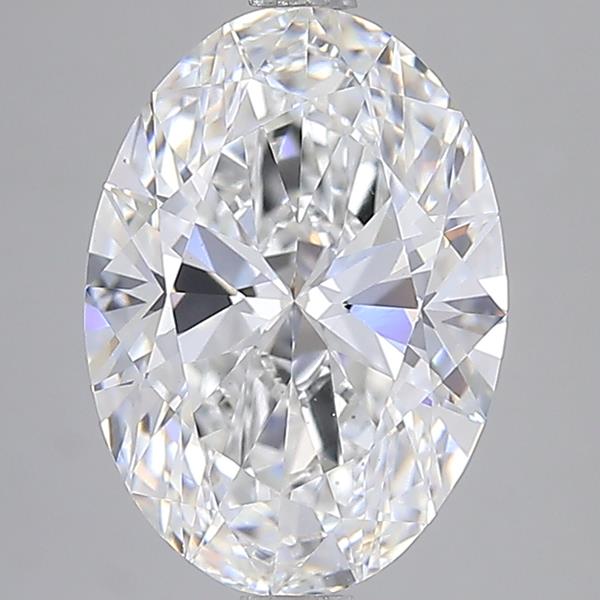 3.82 ct. oval Lab Grown Diamond front image