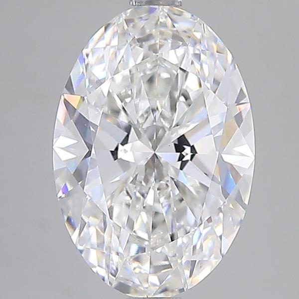 3.95 ct. oval Lab Grown Diamond front image