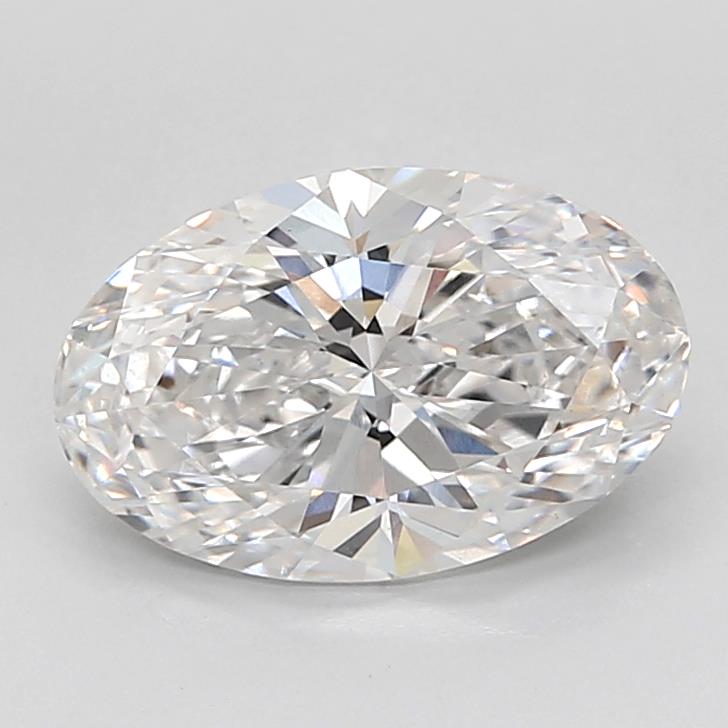 3.01 ct. oval Lab Grown Diamond front image