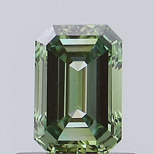 0.64 ct. emerald Lab Grown Diamond front image