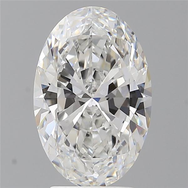 3.52 ct. oval Lab Grown Diamond front image