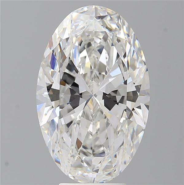 6.09 ct. oval Lab Grown Diamond front image