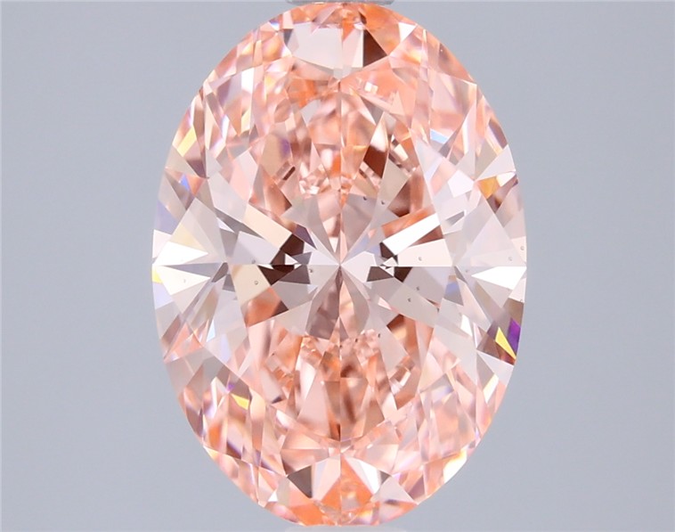 2.10 ct. oval Lab Grown Diamond front image