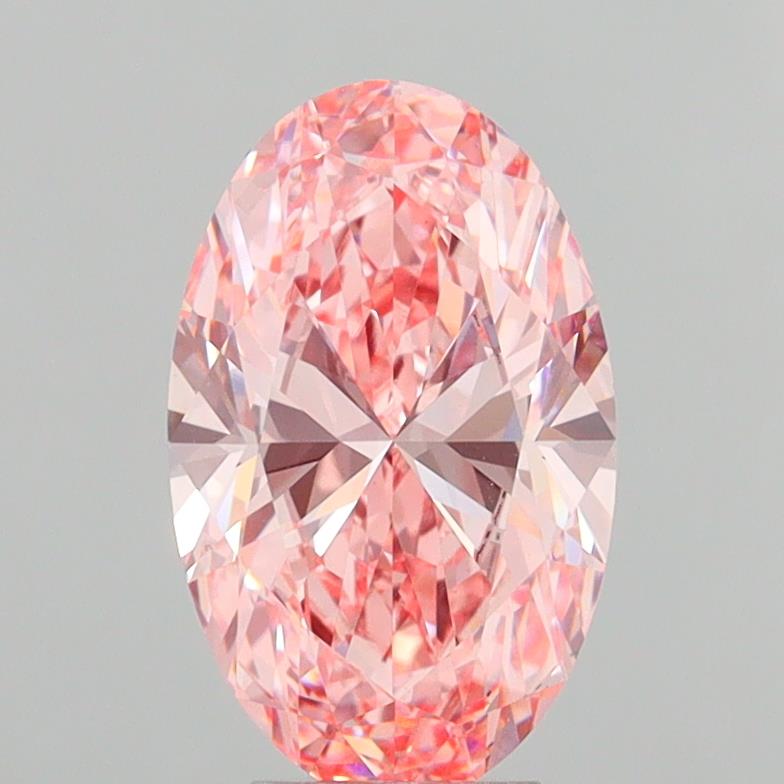 5.02 ct. oval Lab Grown Diamond front image