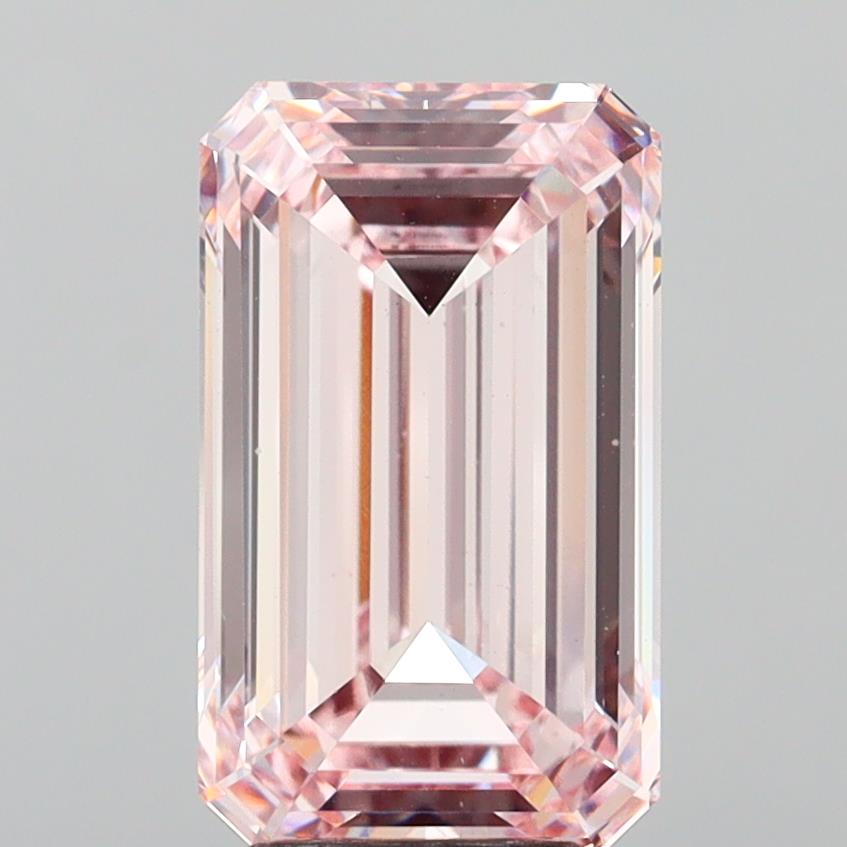 5.54 ct. emerald Lab Grown Diamond front image