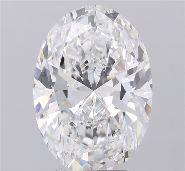 6.51 ct. oval Lab Grown Diamond front image