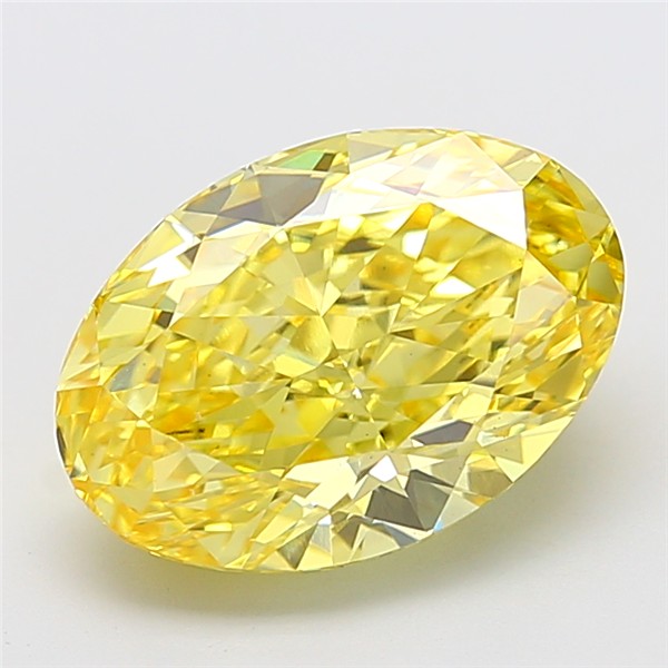 6.11 ct. oval Lab Grown Diamond front image
