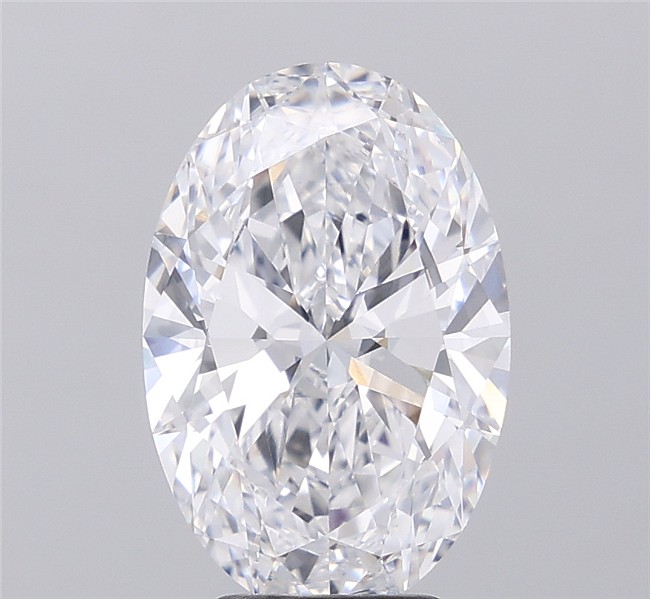 4.08 ct. oval Lab Grown Diamond front image