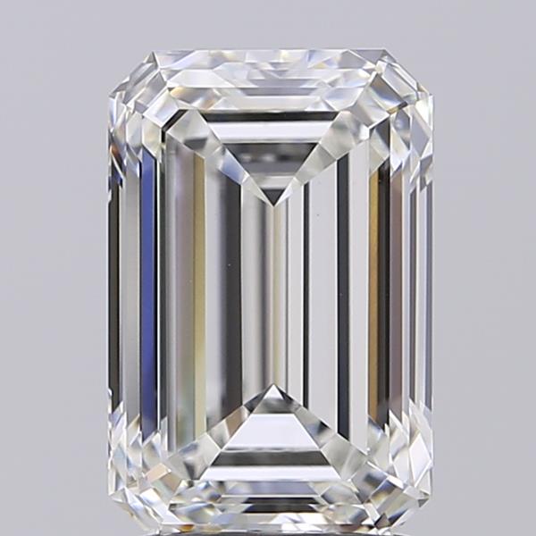 2.77 ct. emerald Lab Grown Diamond front image