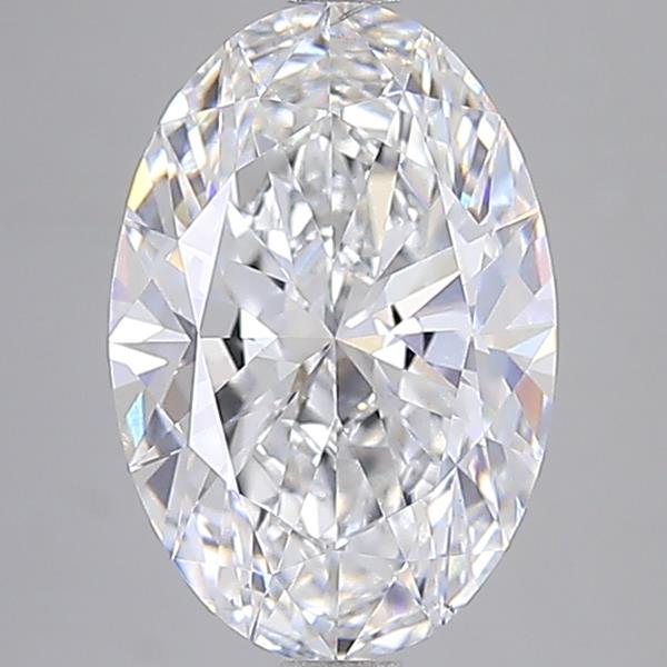 4.10 ct. oval Lab Grown Diamond front image