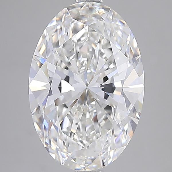 5.09 ct. oval Lab Grown Diamond front image