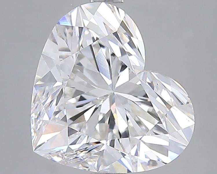 5.46 ct. heart Lab Grown Diamond front image