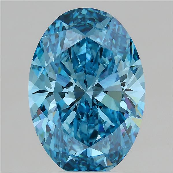 5.03 ct. oval Lab Grown Diamond front image