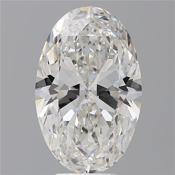 6.58 ct. oval Lab Grown Diamond front image