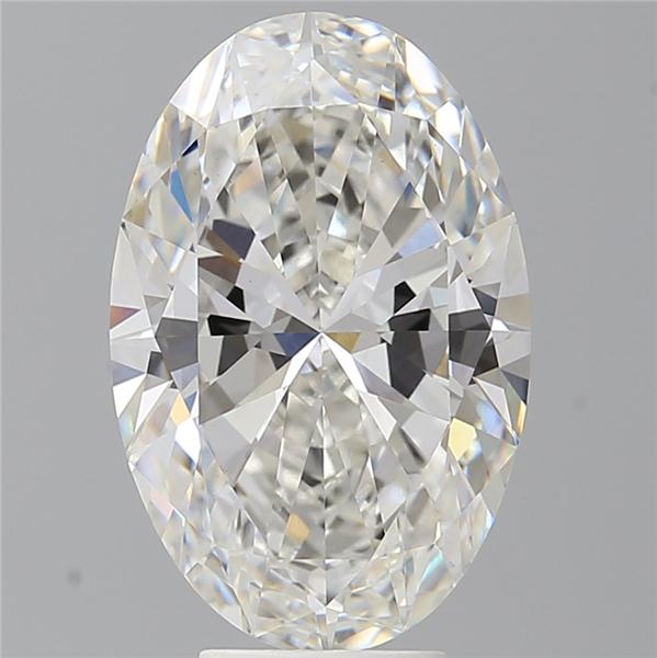 6.03 ct. oval Lab Grown Diamond front image