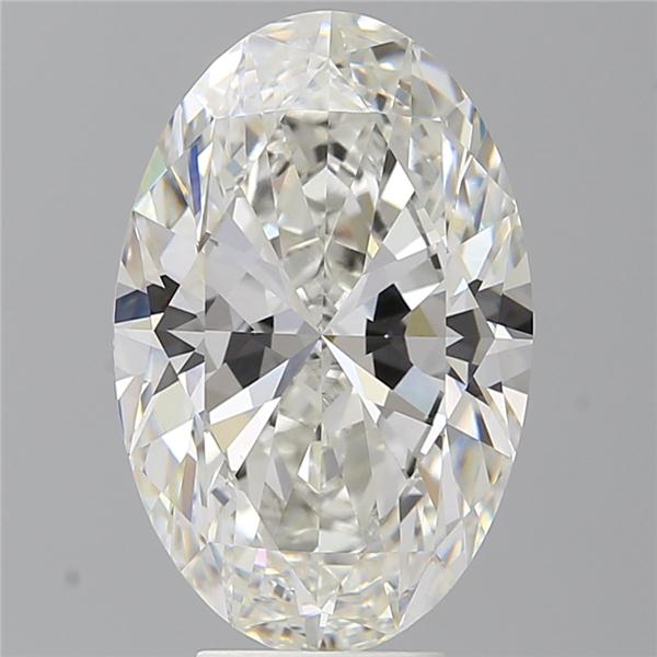 6.04 ct. oval Lab Grown Diamond front image