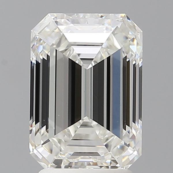 3.02 ct. emerald Lab Grown Diamond front image