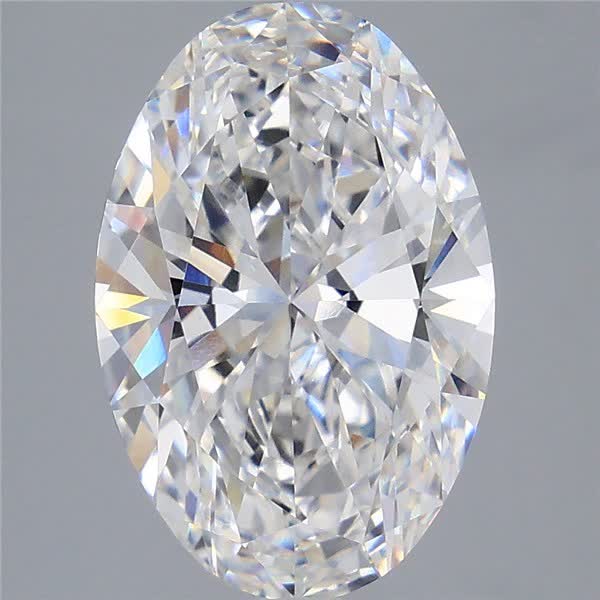 5.03 ct. oval Lab Grown Diamond front image