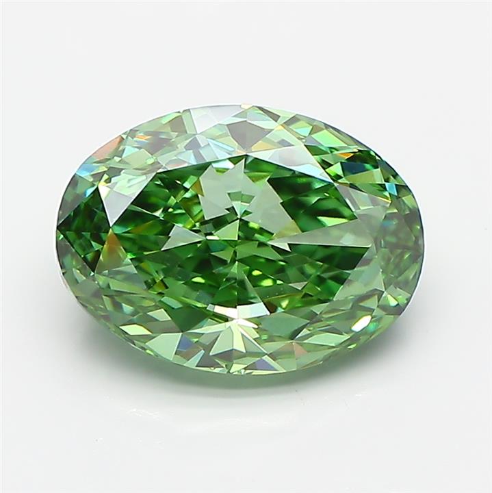 3.85 ct. oval Lab Grown Diamond front image