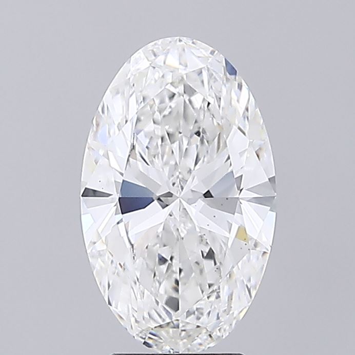 3.52 ct. oval Lab Grown Diamond front image