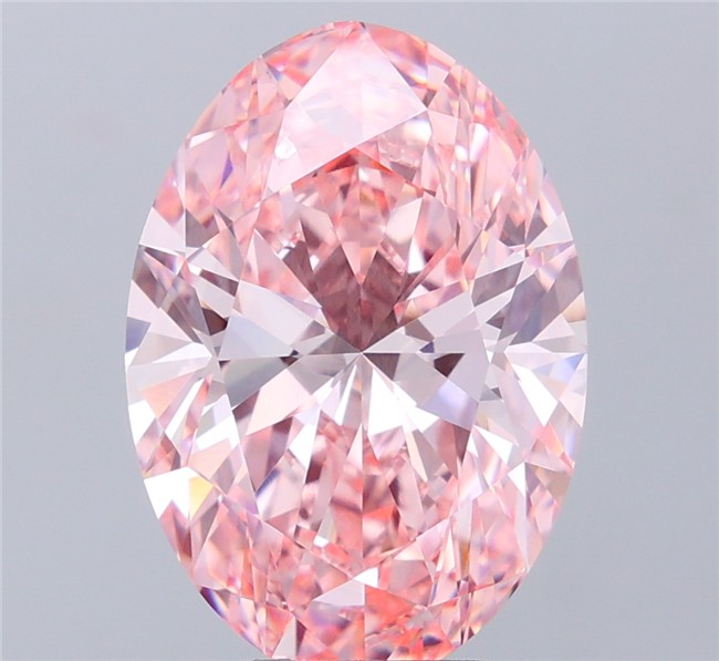 8.08 ct. oval Lab Grown Diamond front image