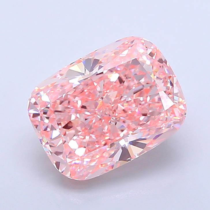 6.64 ct. cushion Lab Grown Diamond front image