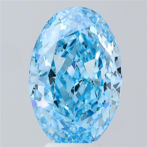 6.22 ct. oval Lab Grown Diamond front image