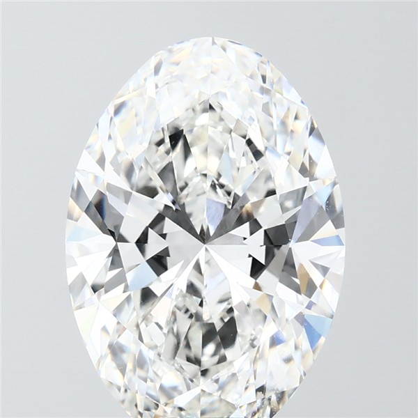 6.02 ct. oval Lab Grown Diamond front image