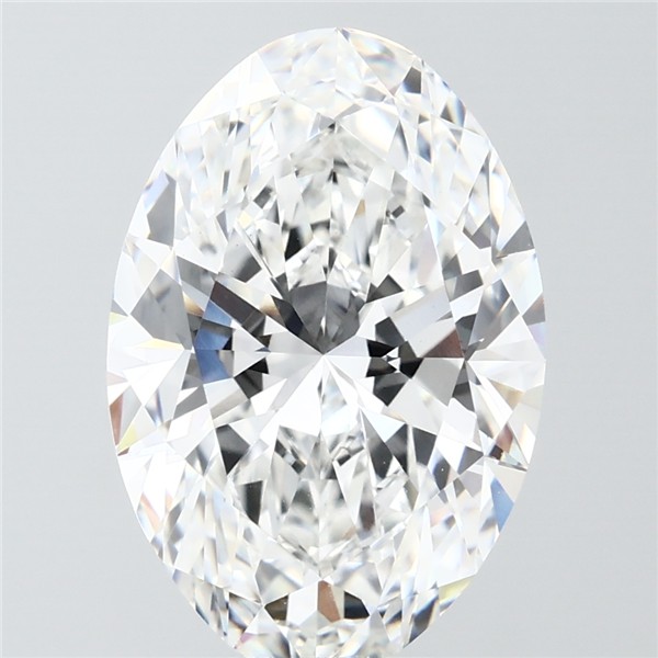 6.06 ct. oval Lab Grown Diamond front image