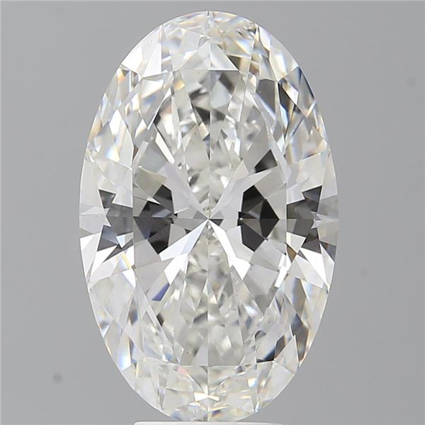 6.56 ct. oval Lab Grown Diamond front image